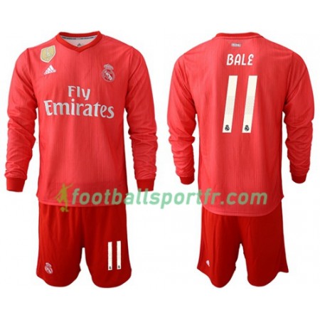 Tenue Real Madrid Bale 11 Enfant Troisieme 2018-2019 Maillot de Foot ML